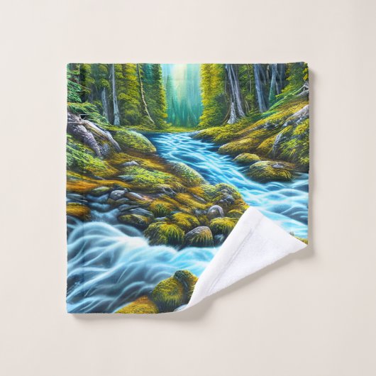 Brook à bulles magiques sauvages (Gant de toilette)