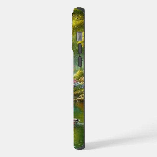 Brook de printemps avec canards/fleurs (Côté gauche)