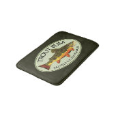 Brook forel bum Humoureuze vliegen Badmat (Gekanteld)