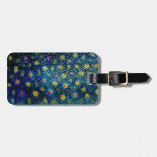 Brook forel door PatternWear© Bagagelabel
