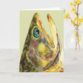 Brook forel kaart (Gele Bloem)