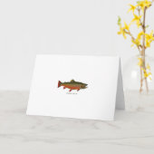 Brook forel mannetje (Spawning Phase) Kaart (Gele Bloem)
