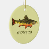 Brook-forel vliegen keramisch ornament (Rechts)