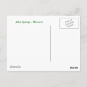 Brook in Alley Springs, Missouri Briefkaart (Achterkant)