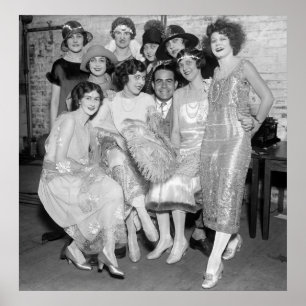 Brook Johns met oom Sam's Follies: 1924 Poster