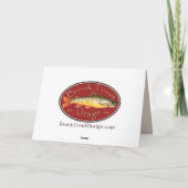 Brook-kerstkaart Feestdagen Kaart (Achterkant)