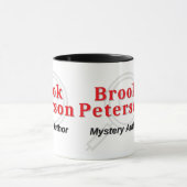 Brook Peterson Mystery Auteur Logo Mug (Centre)