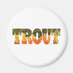 Brook Trout Art Magneet
