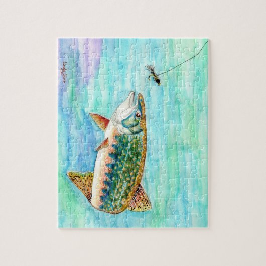 Brook Trout Boxed Puzzle Legpuzzel (Verticaal)