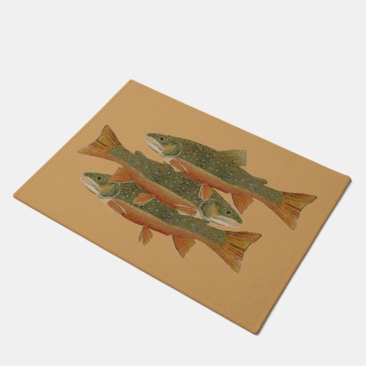 Brook Trout Doormat Deurmat (Schuin)