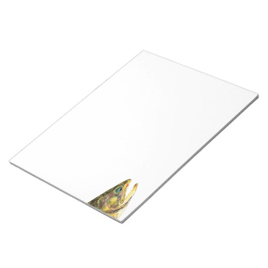 Brook Trout Fisherman Notitieblok (Schuin)