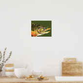 Brook Trout Fisherman Poster (Keuken)