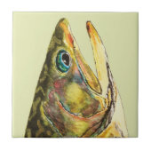 Brook Trout Fisherman Tegeltje (Voorkant)
