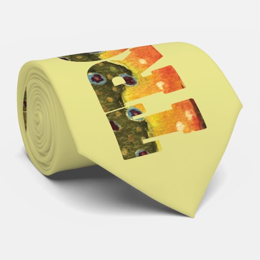 Brook Trout Fly Fisherman's Angler's Stropdas (Opgerold)