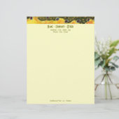 Brook Trout Fly Fishing Gepersonaliseerd Briefhoofd Sjabloon (Staand voorkant)