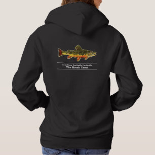 Brook Trout Fly Fishing Latijnse Name Ichthyology Hoodie
