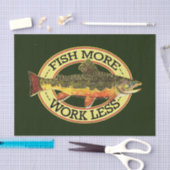 Brook Trout Fly Fishing Tissuepapier (Craft)