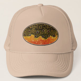 Brook Trout Fly Fishing Trucker Pet