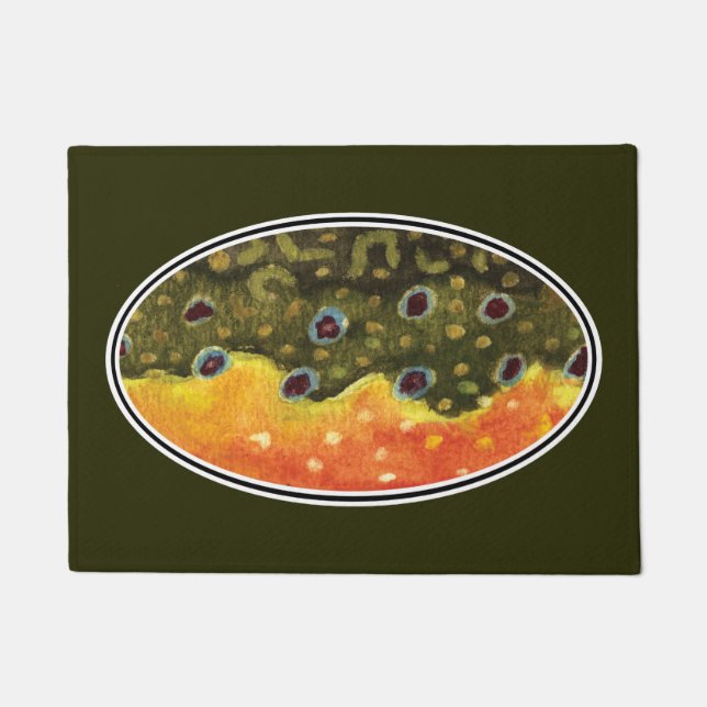 Brook Trout Home Deurmat (Voorkant)