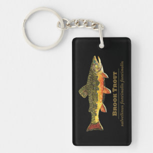 Brook Trout, Latijn Sleutelhanger