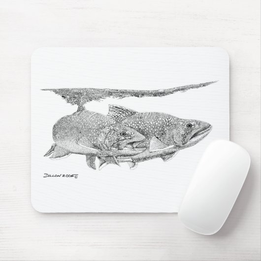 Brook Trout Muismat (Met muis)