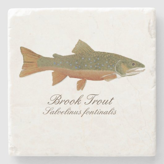 Brook Trout Onderzetter (Voorkant)
