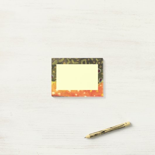 Brook Trout Post-it® Notes (Op bureau)