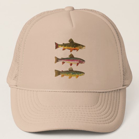 Brook Trout Sport Vist Trucker Pet (Voorkant)