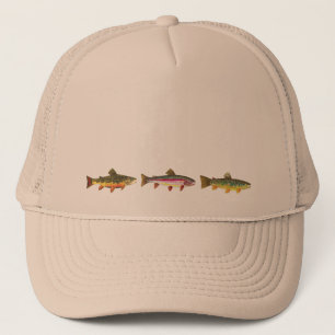 Brook Trout Sport Vist Trucker Pet