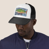 Brook Trout Trucker Pet (In situ)