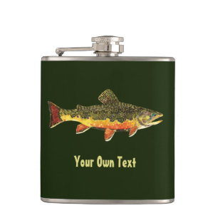 Brook Trout Vist Heupfles