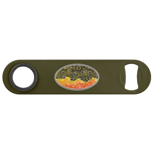 Brook Trout Vist, vis Speed Flessenopener (Voorkant (Horizontaal))