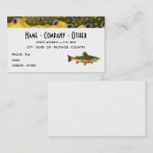 Brook Trout Vist Visitekaartje (Voorkant / Achterkant)
