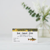 Brook Trout Vist Visitekaartje (Staand voorkant)