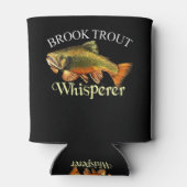 Brook Trout Whisperer Dark Blikjeskoeler (Achterkant)