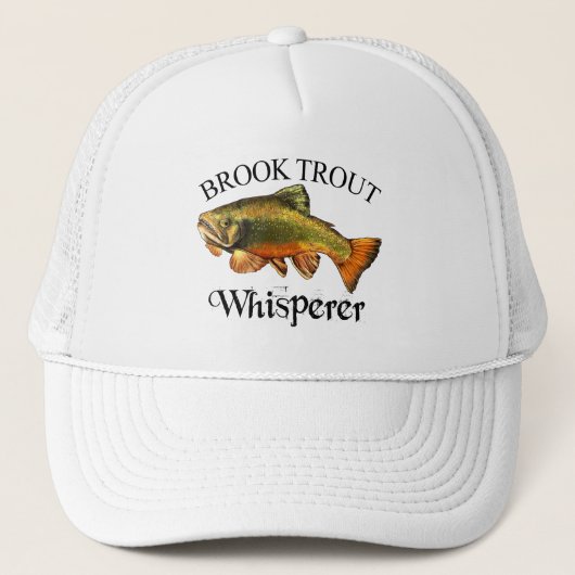 Brook Trout Whisperer Light Trucker Pet (Voorkant)