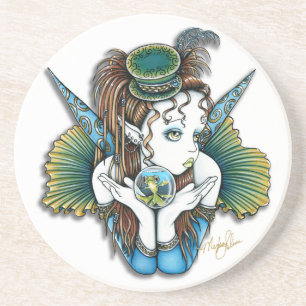 "Brooke" Pet Fish Couture Fairy Sandstone Onderzet Zandsteen Onderzetter