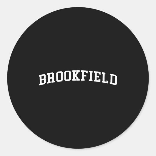 Brookfield  ronde sticker (Voorkant)