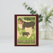 Brookfield Zoo Briefkaart (Staand voorkant)
