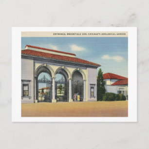 Brookfield Zoo, Chicago Zoological Garden Briefkaart