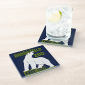 Brookfield Zoo, Federal Art Program Poster 1936 Glazen Onderzetter (Schuin)