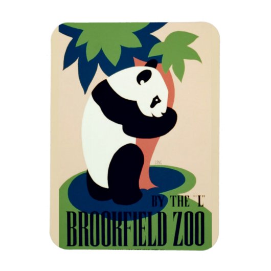  "Brookfield Zoo" magneet (Verticaal)