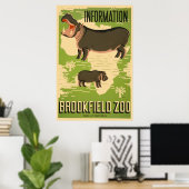 Brookfield Zoo Poster (Thuiskantoor)