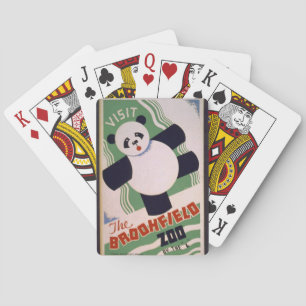" Brookfield Zoo WPA art" Pokerkaarten