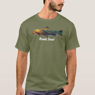Brookforel Vlieg Vliegen Mannen T-shirt