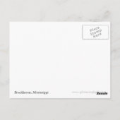 Brookhaven Mississippi Antebellum Spring Briefkaart (Achterkant)