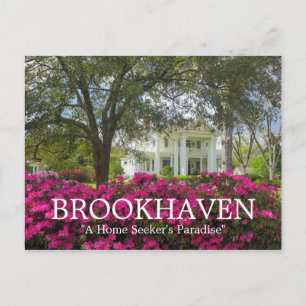 Brookhaven Mississippi Antebellum Spring Briefkaart