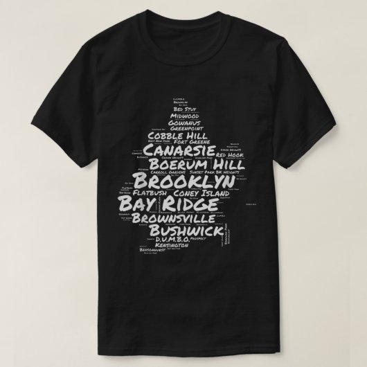 Brookly Brooklyn New York Buurgroepen T-shirt (Design voorkant)