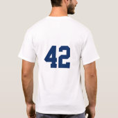 BROOKLYN 42 Mannen Fine Jersey Longsleeve T-shirt (Achterkant)