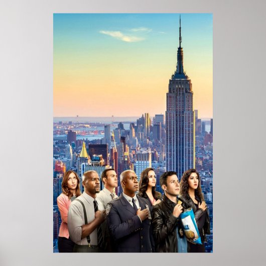 Brooklyn 99 Cast Poster (Voorkant)